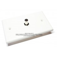 Placa Tapa Jack 3.5 mm audio ABS